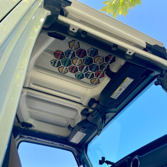 Jeep Roof Sticker Boards