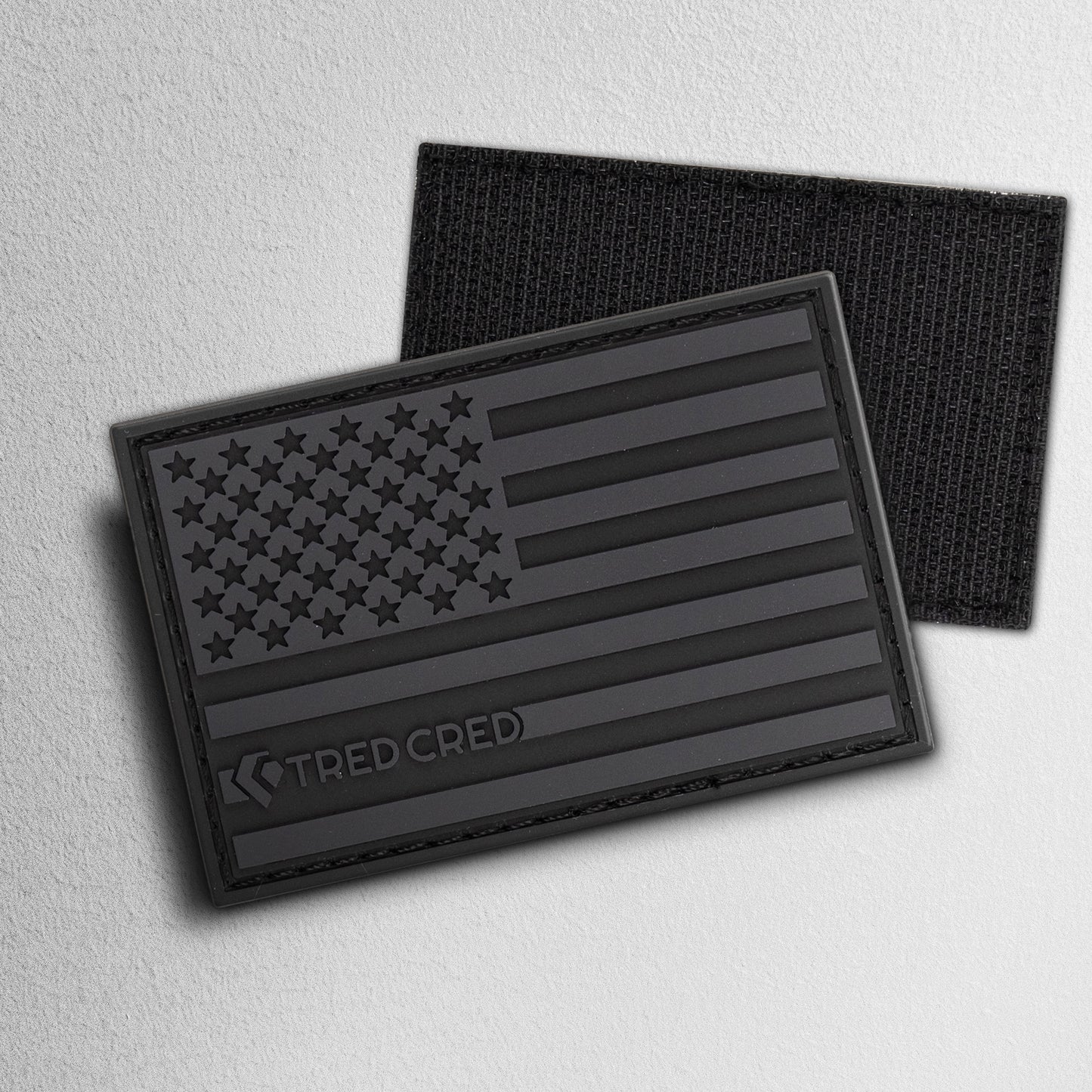 Patch: USA Flag Black