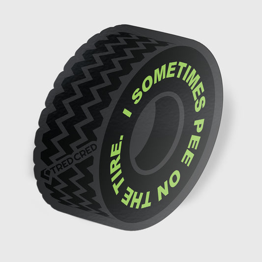 Sticker: Pee On Tire