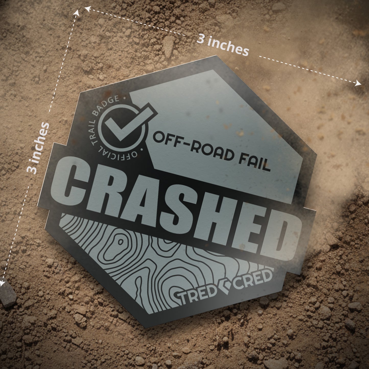 Sticker: Crashed