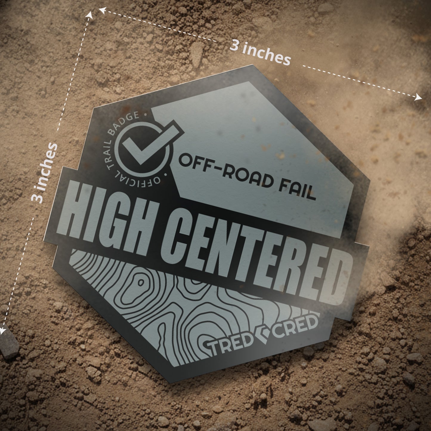 Sticker: High Centered