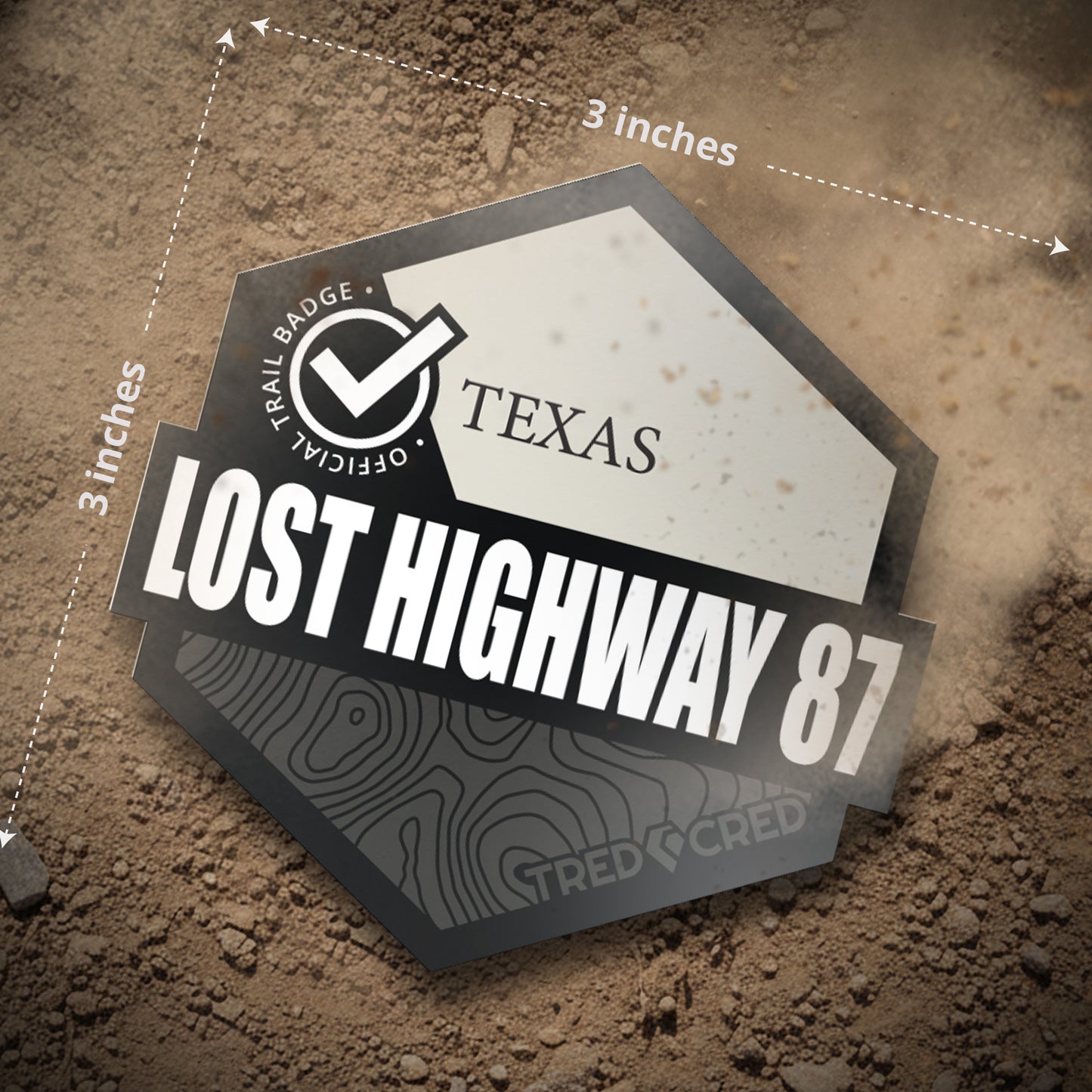 Sticker: Lost Highway 87