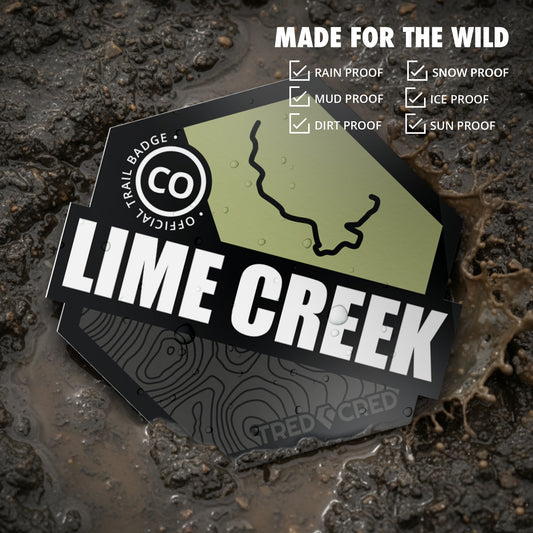 Sticker: Lime Creek Road