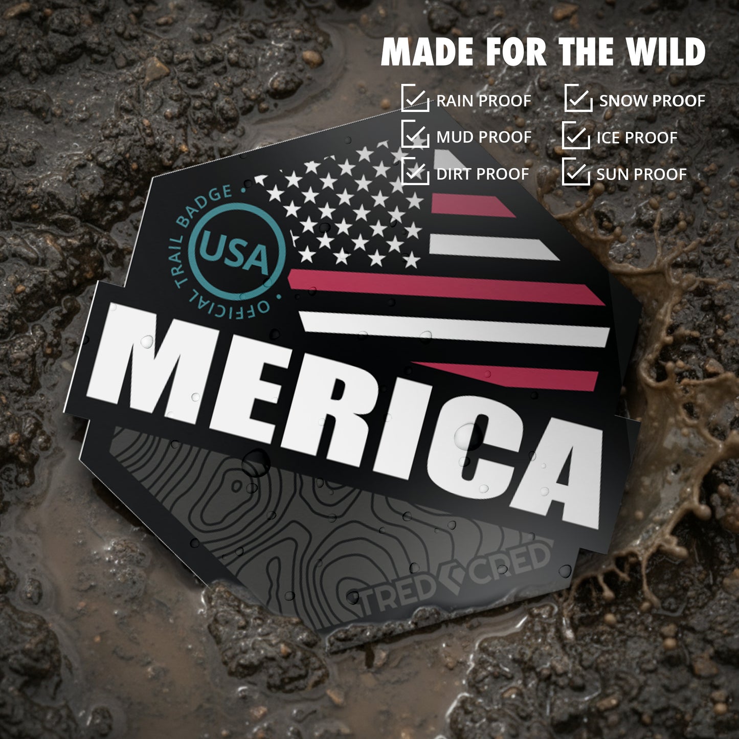 Sticker: Merica