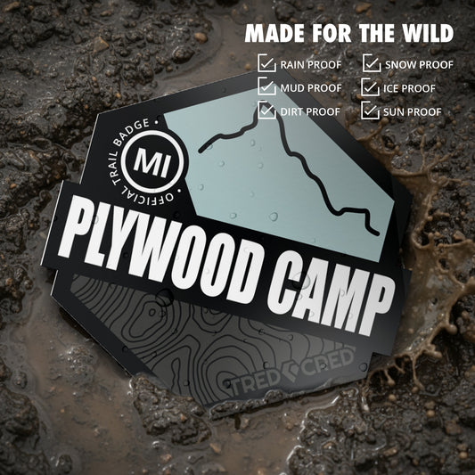 Sticker: Plywood Camp