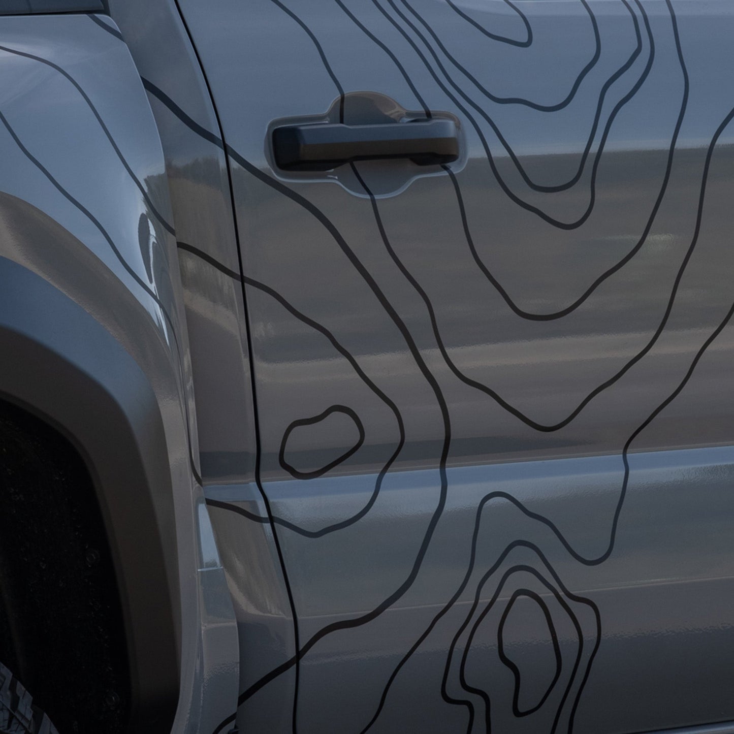 DIY Topography Vinyl Wrap - Full Car Kit