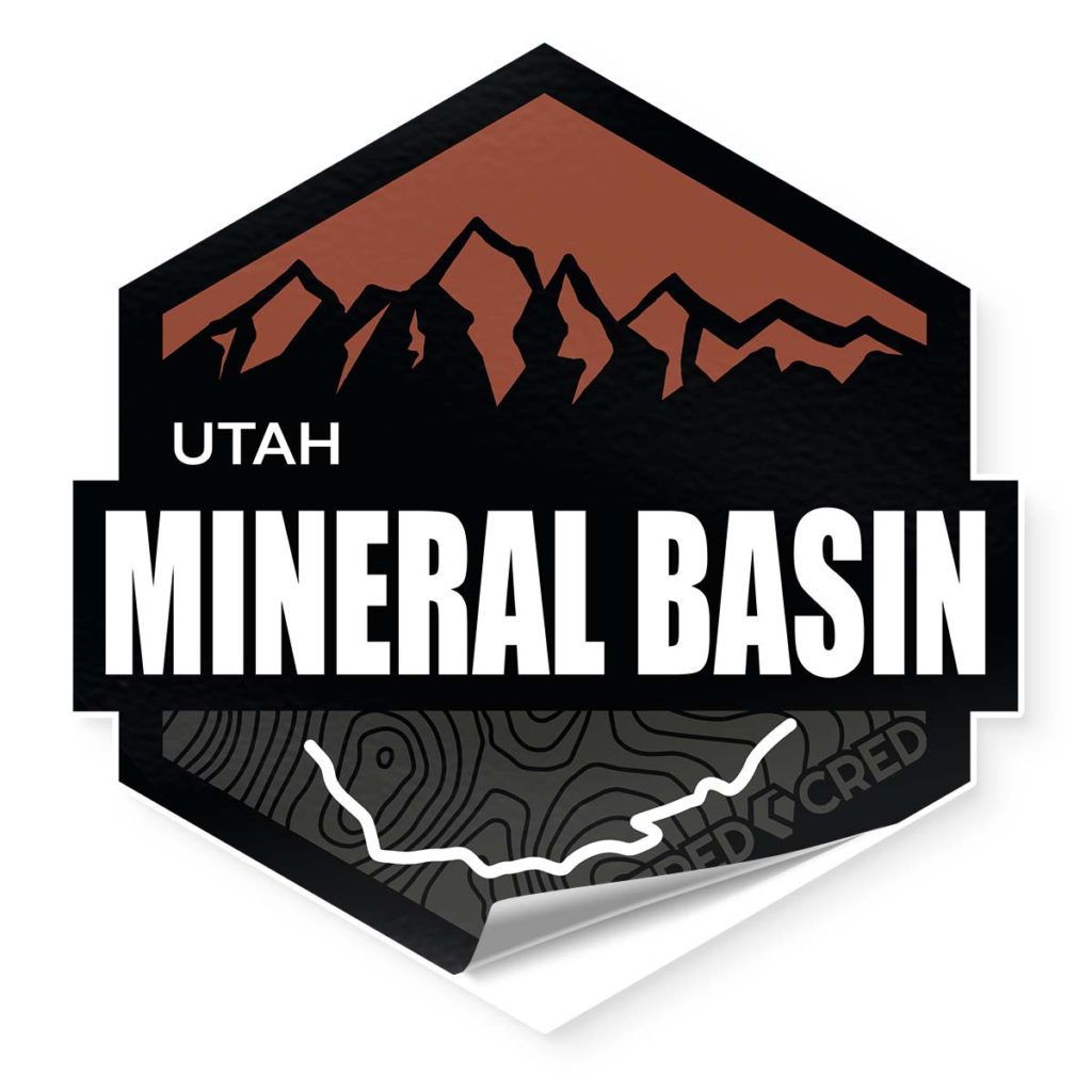 Mineral Basin Trail Sticker Tred Cred