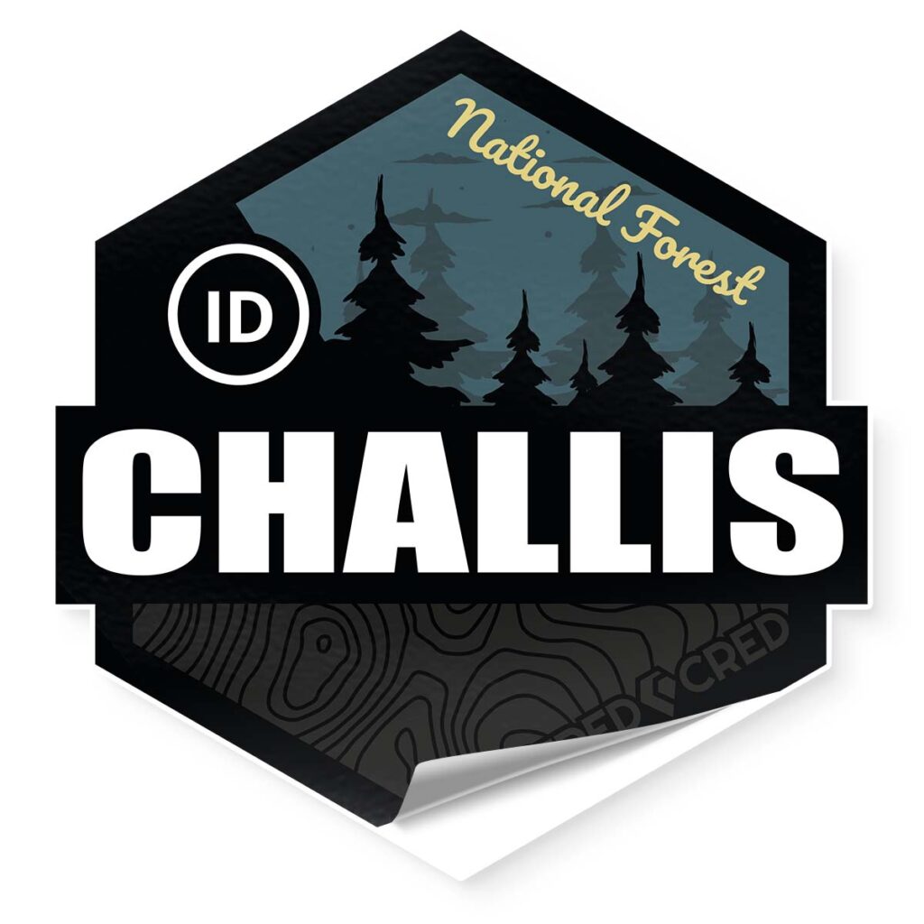 Challis National Forest Sticker Tred Cred