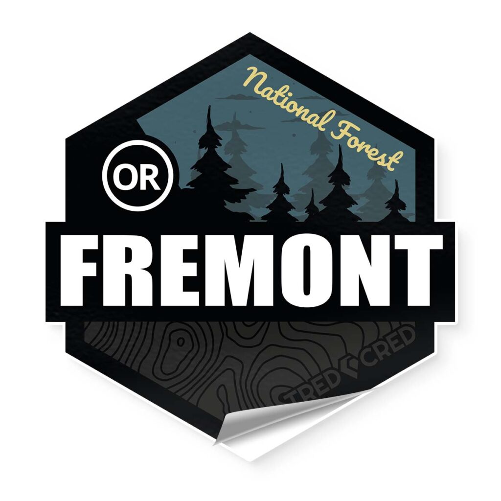 Fremont National Forest Sticker Tred Cred