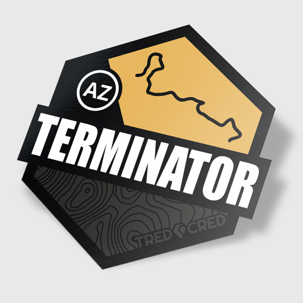 Terminator Trail Sticker Tred Cred