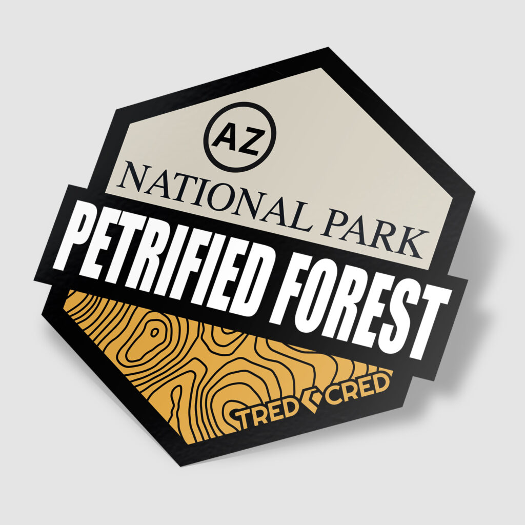 Sticker Petrified Forest National Park Tred Cred