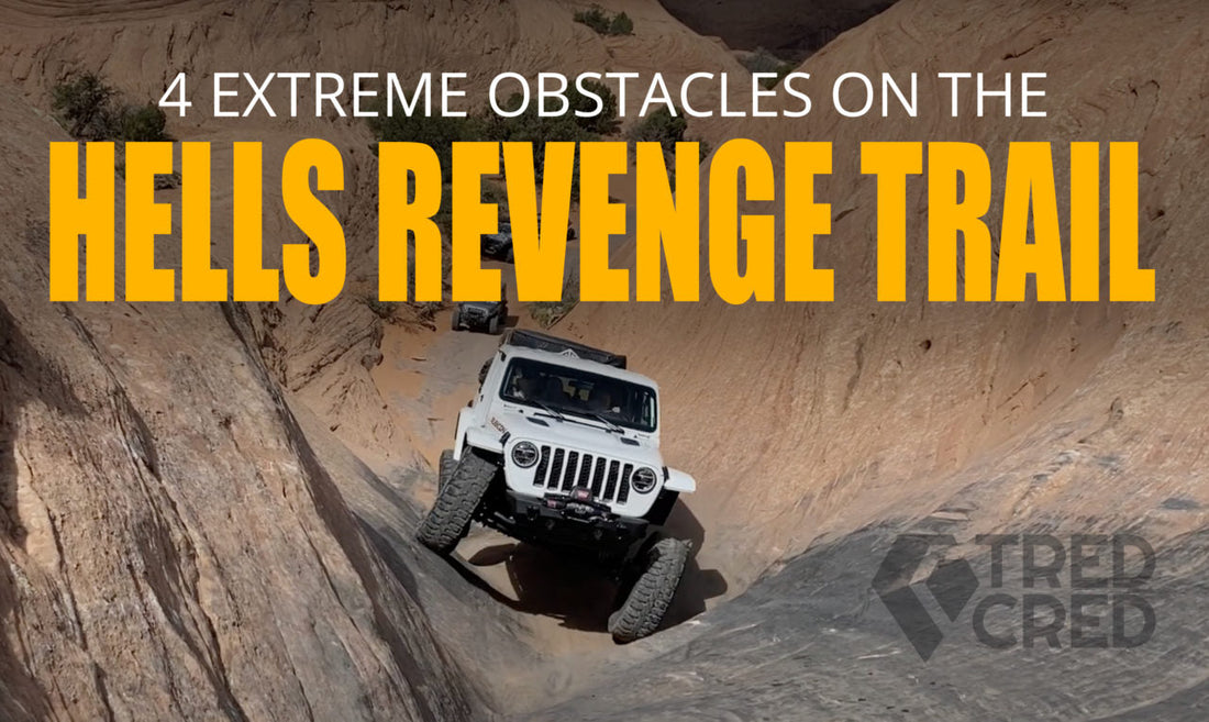 4 Extreme Obstacles on Hells Revenge 4×4 Trail in Moab UT.