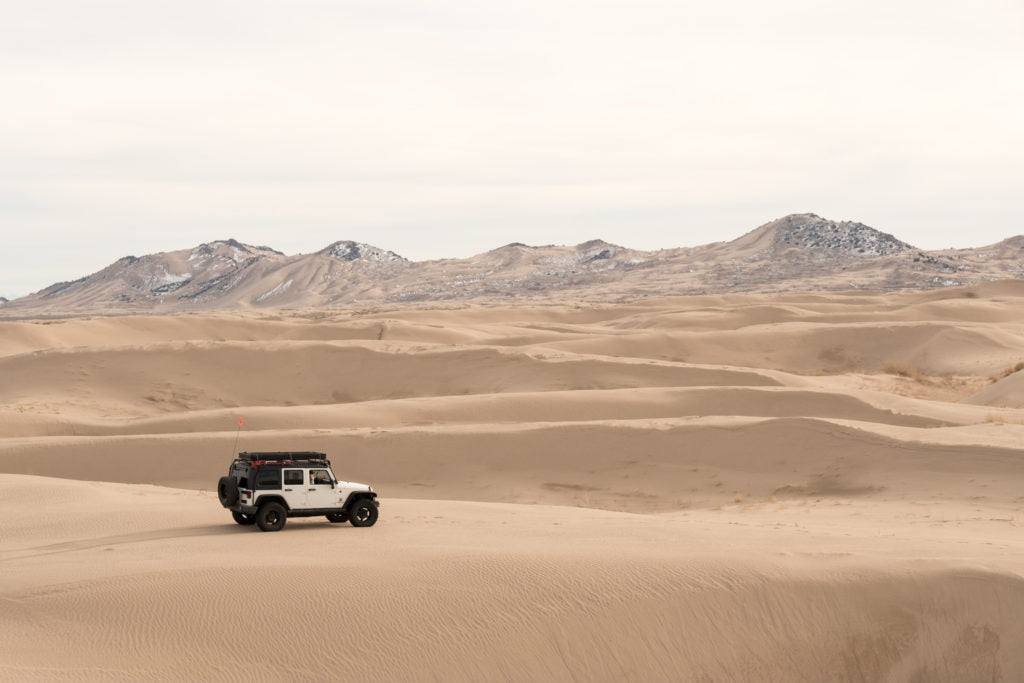 Overland Jeeping Little Sahara Sand Dunes
