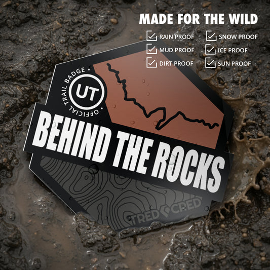 Sticker: Behind the Rocks
