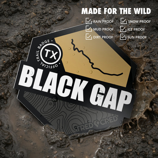 Sticker: Black Gap