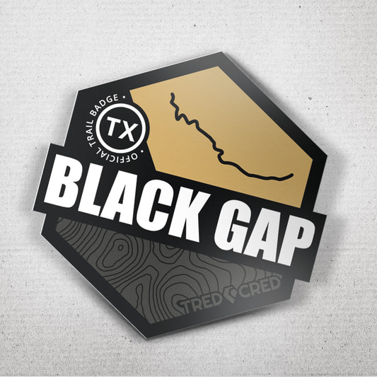 Sticker: Black Gap