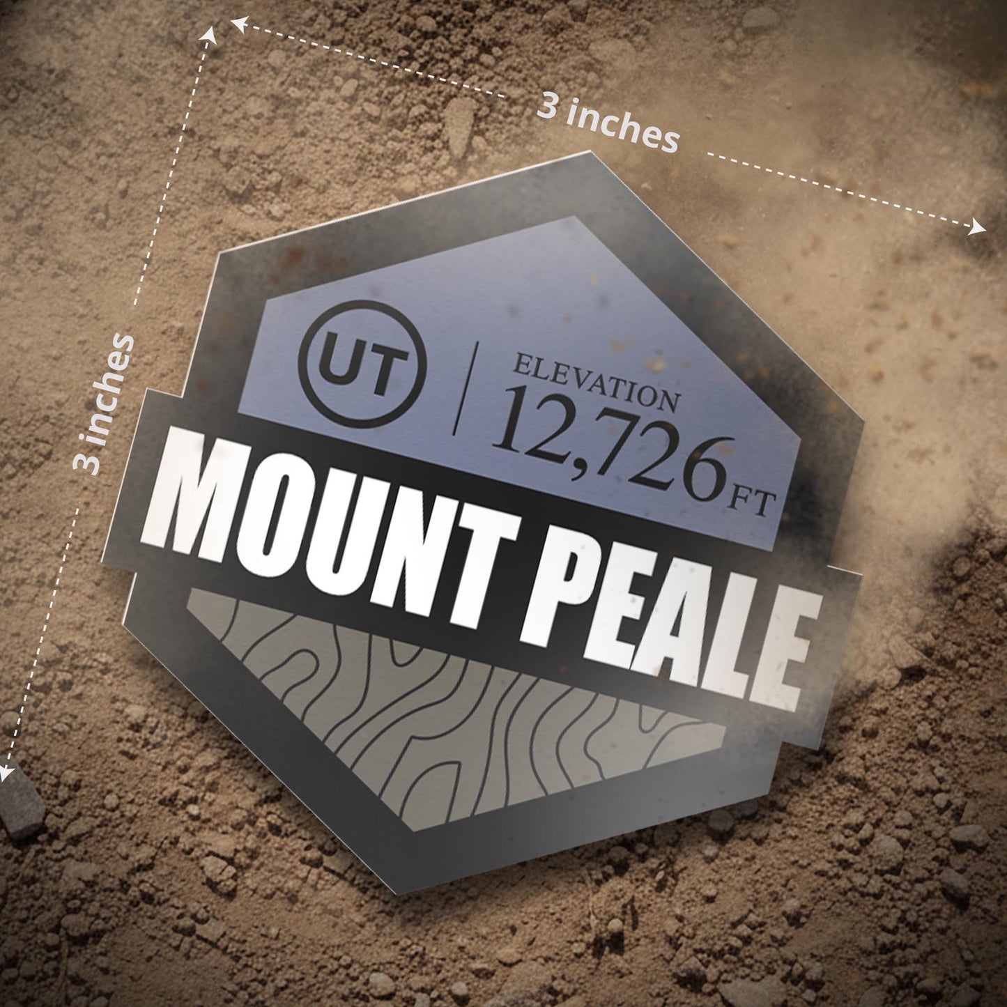 Sticker: Mount Peale
