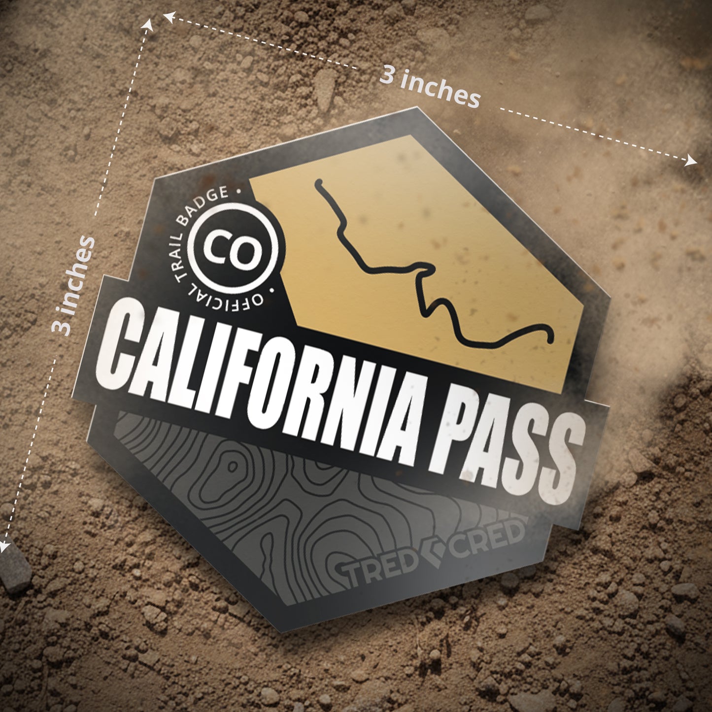 Sticker: California Pass