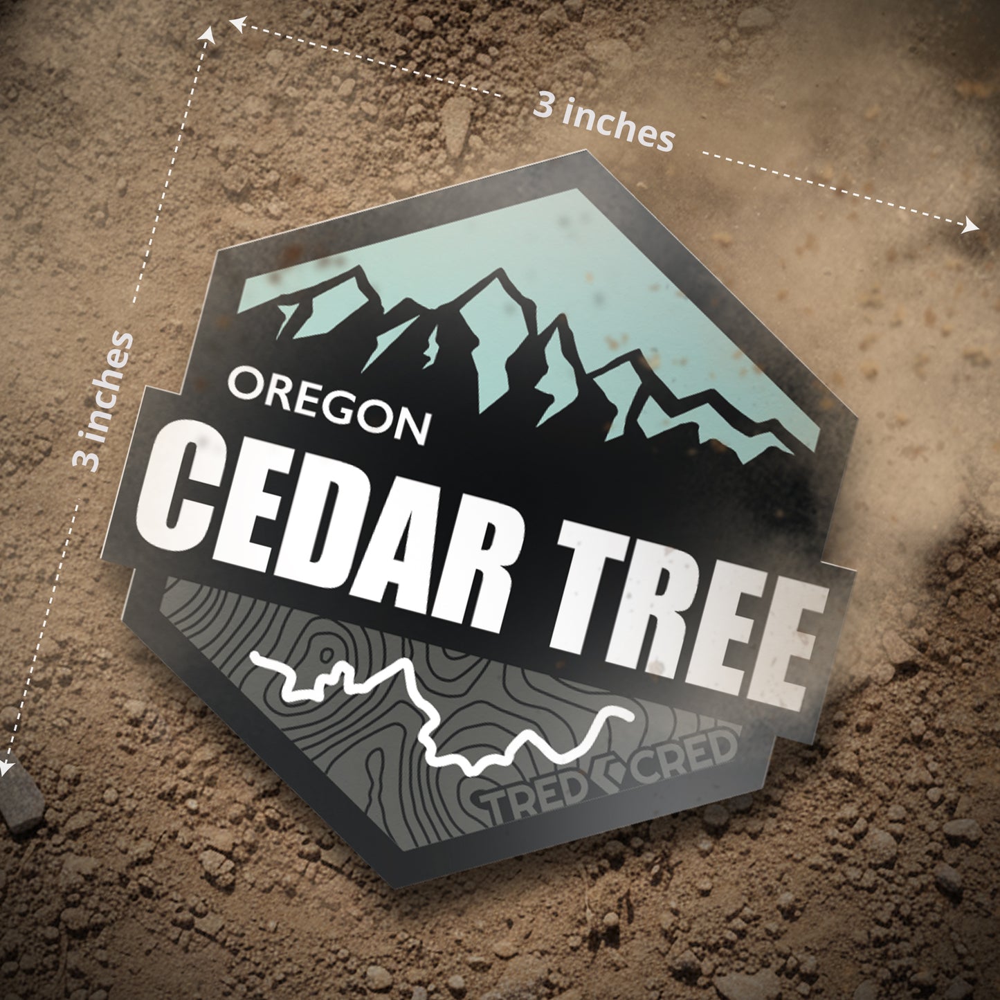 Sticker: Cedar Tree