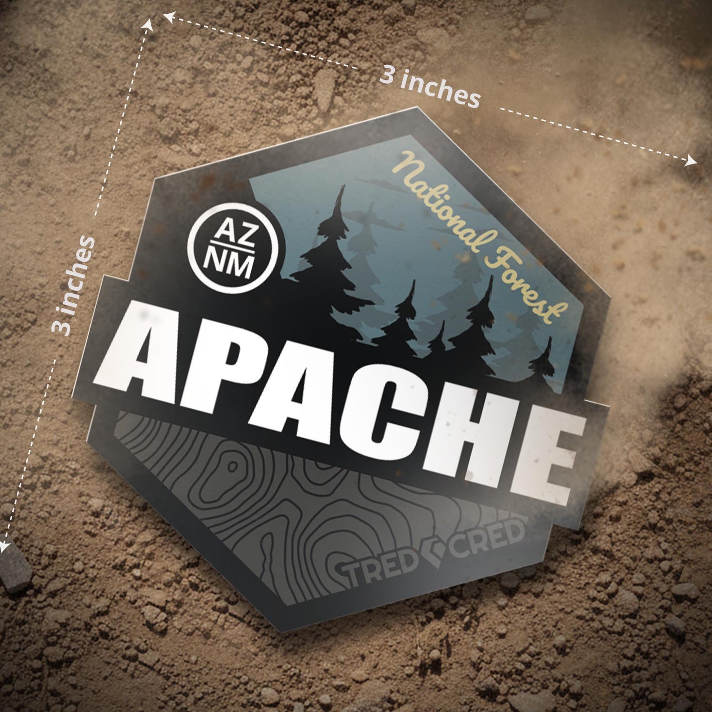 Sticker: Apache National Forest