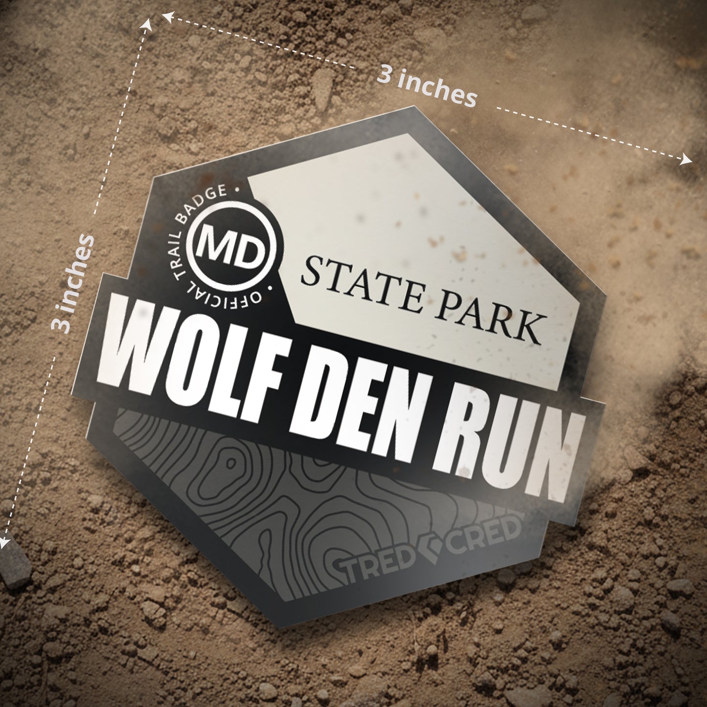 Sticker: Wolf Den Run State Park