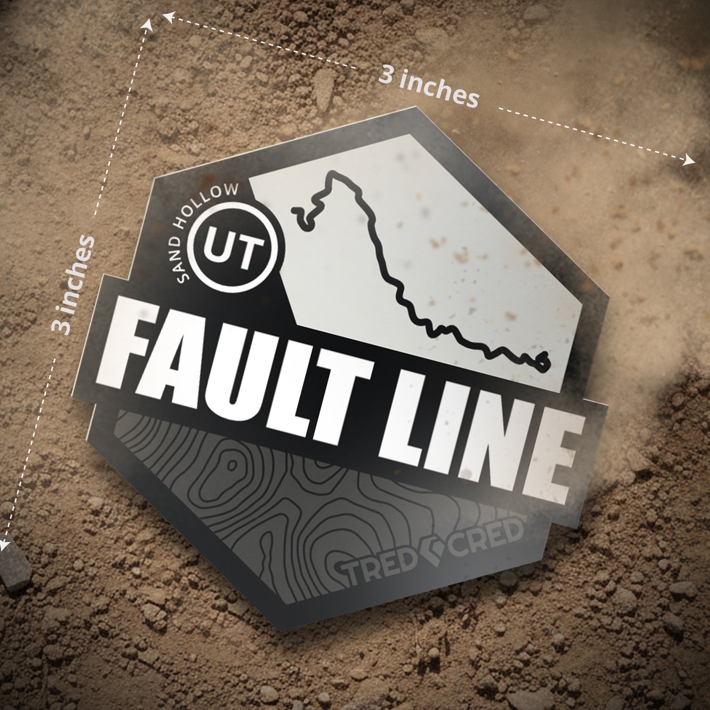 Sticker: Fault Line