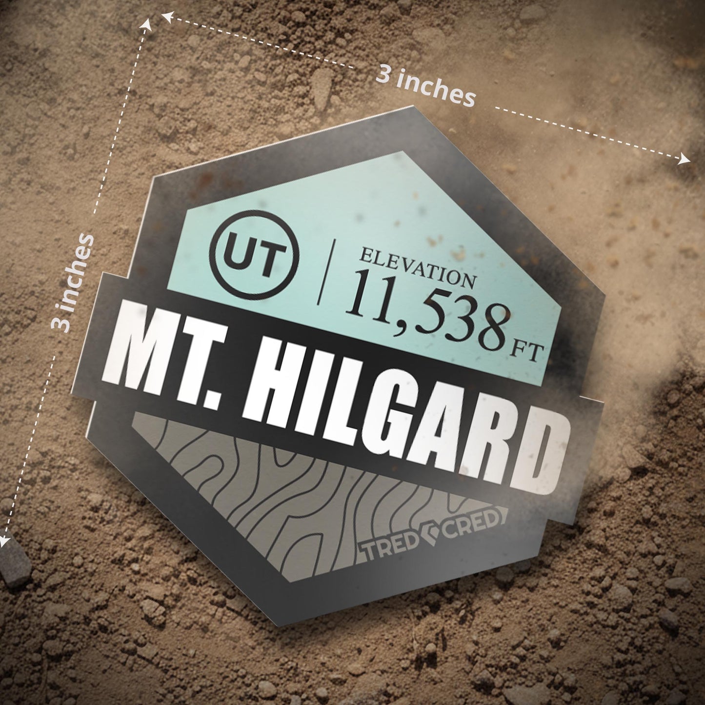 Sticker: Mount Hilgard