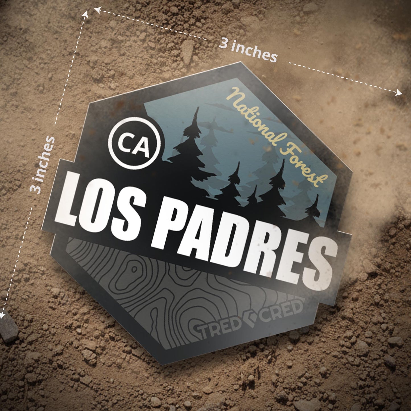 Sticker: Los Padres National Forest