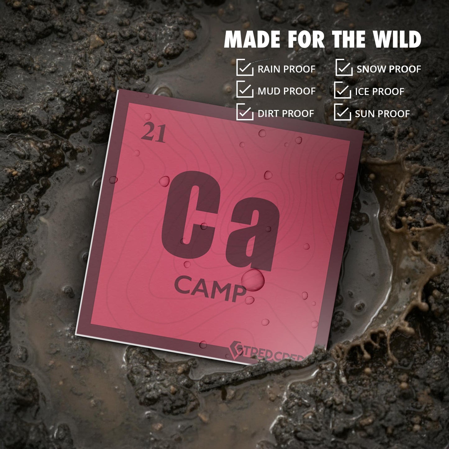 Sticker: Camp