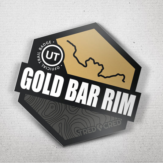 Sticker: Gold Bar Rim
