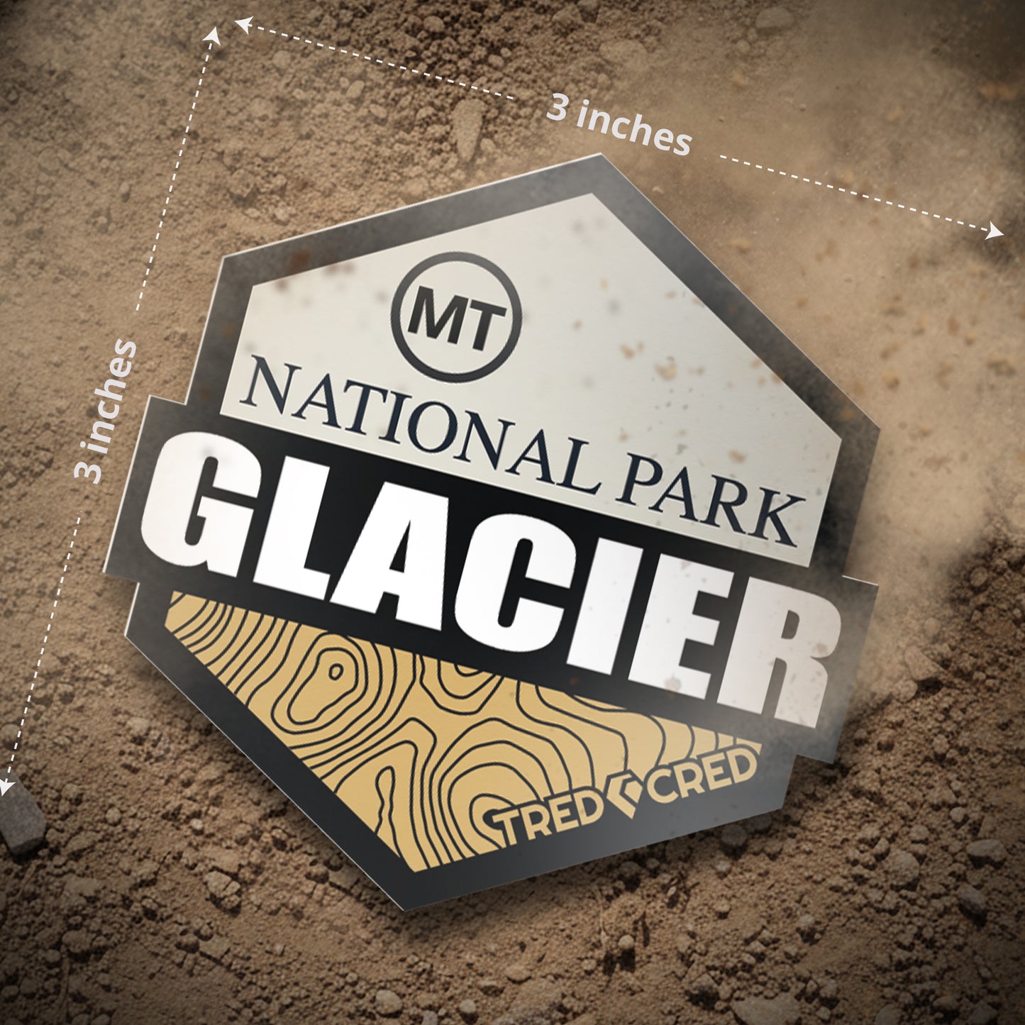 Sticker: Glacier National Park
