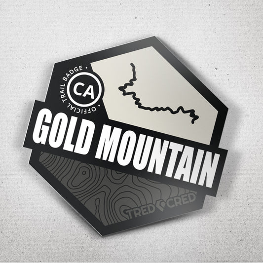 Sticker: Gold Mountain