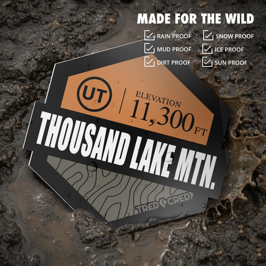Sticker: Thousand Lake Mtn.