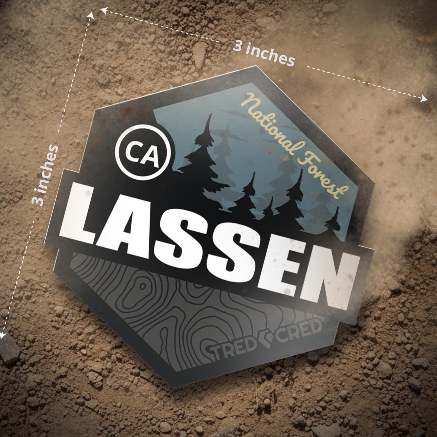 Sticker: Lassen National Forest