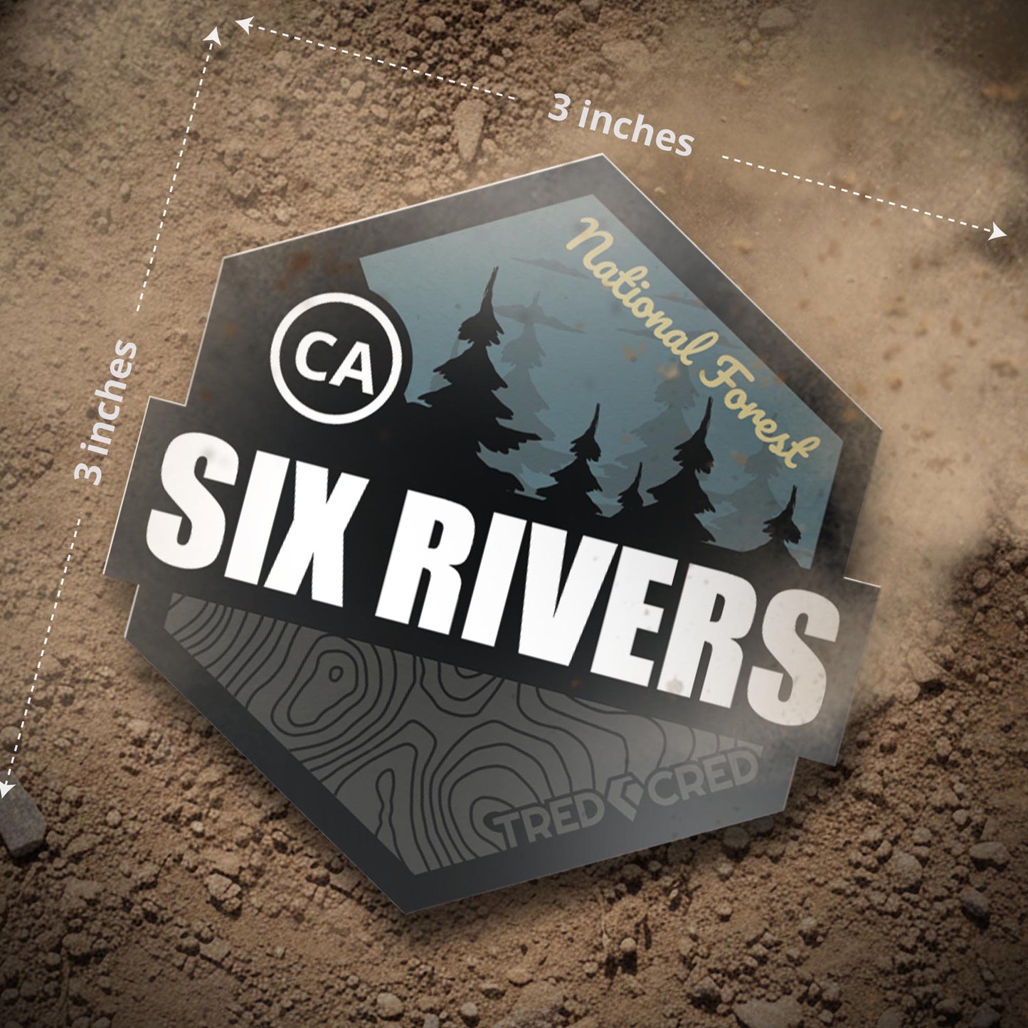 Sticker: Six Rivers National Forest