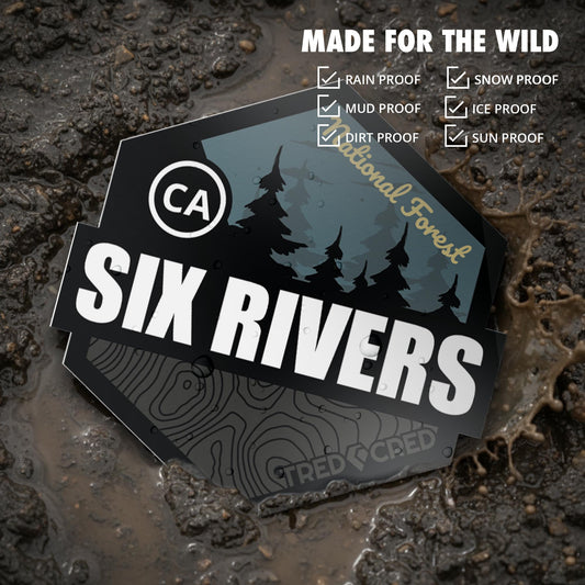 Sticker: Six Rivers National Forest