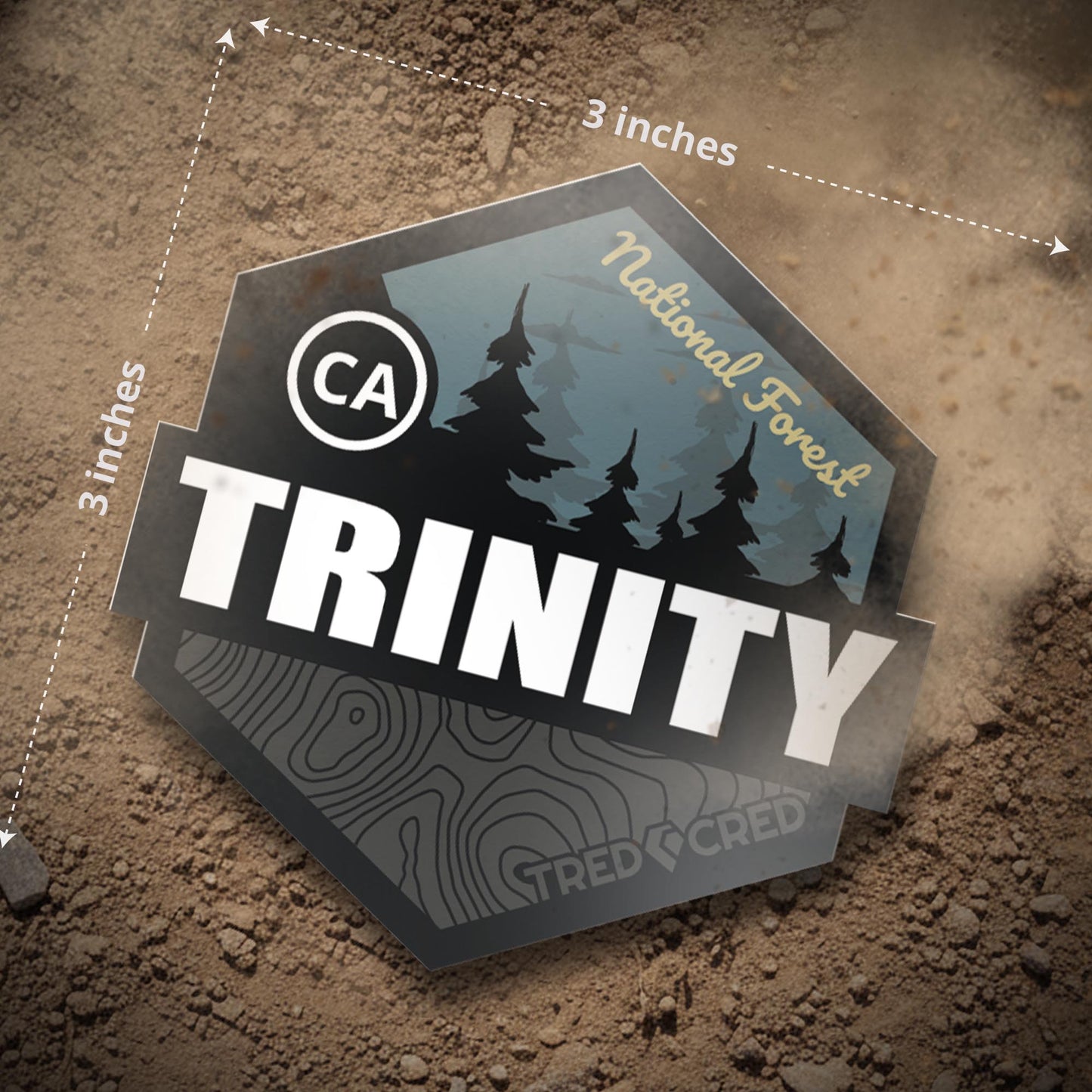 Sticker: Trinity National Forest
