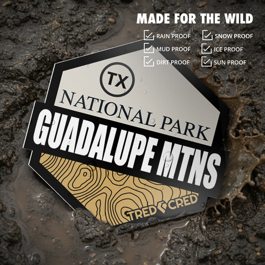 Sticker: Guadalupe Mountains National Park