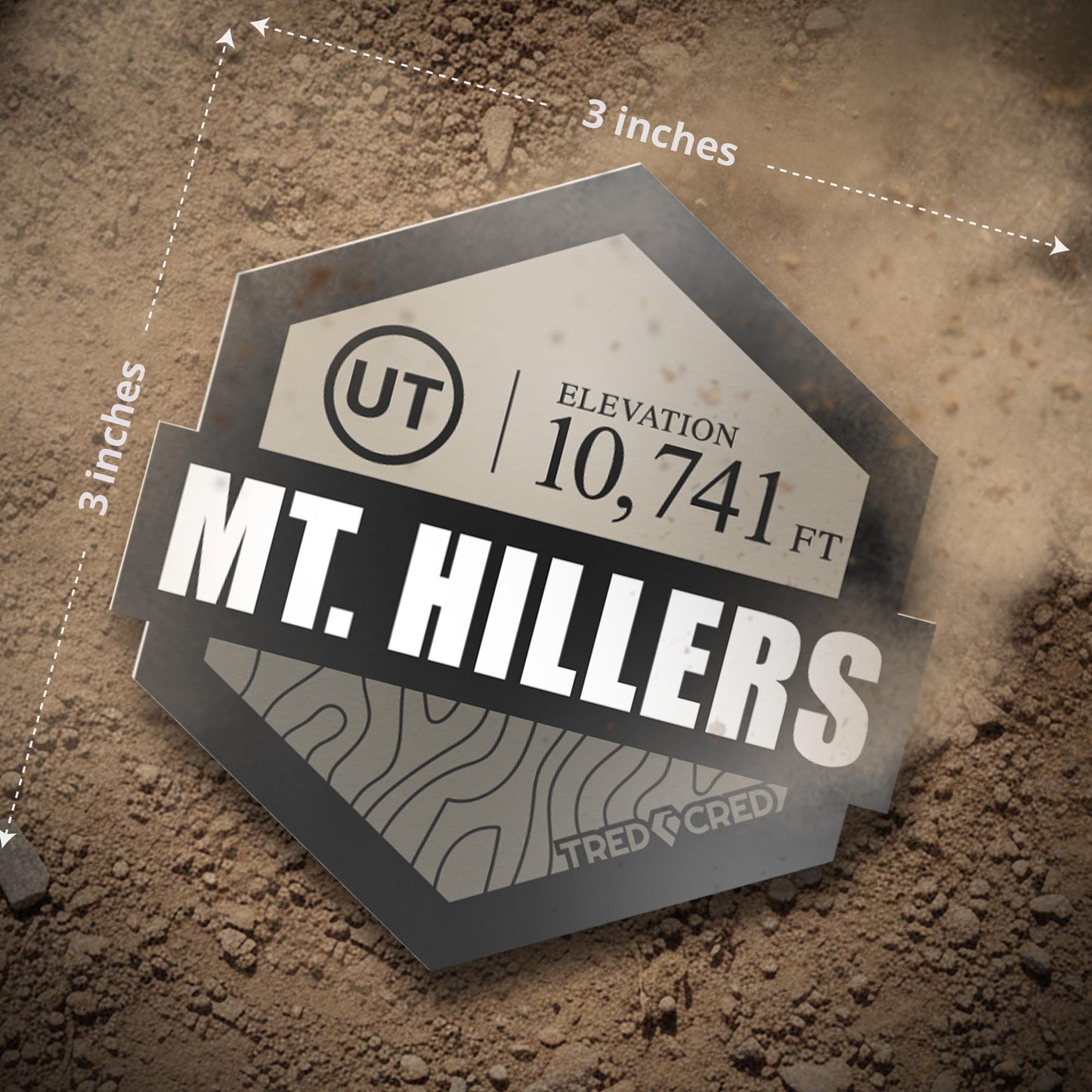 Sticker: Mount Hillers
