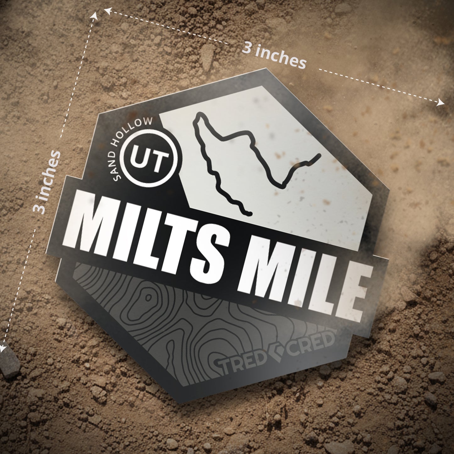 Sticker: Milts Mile