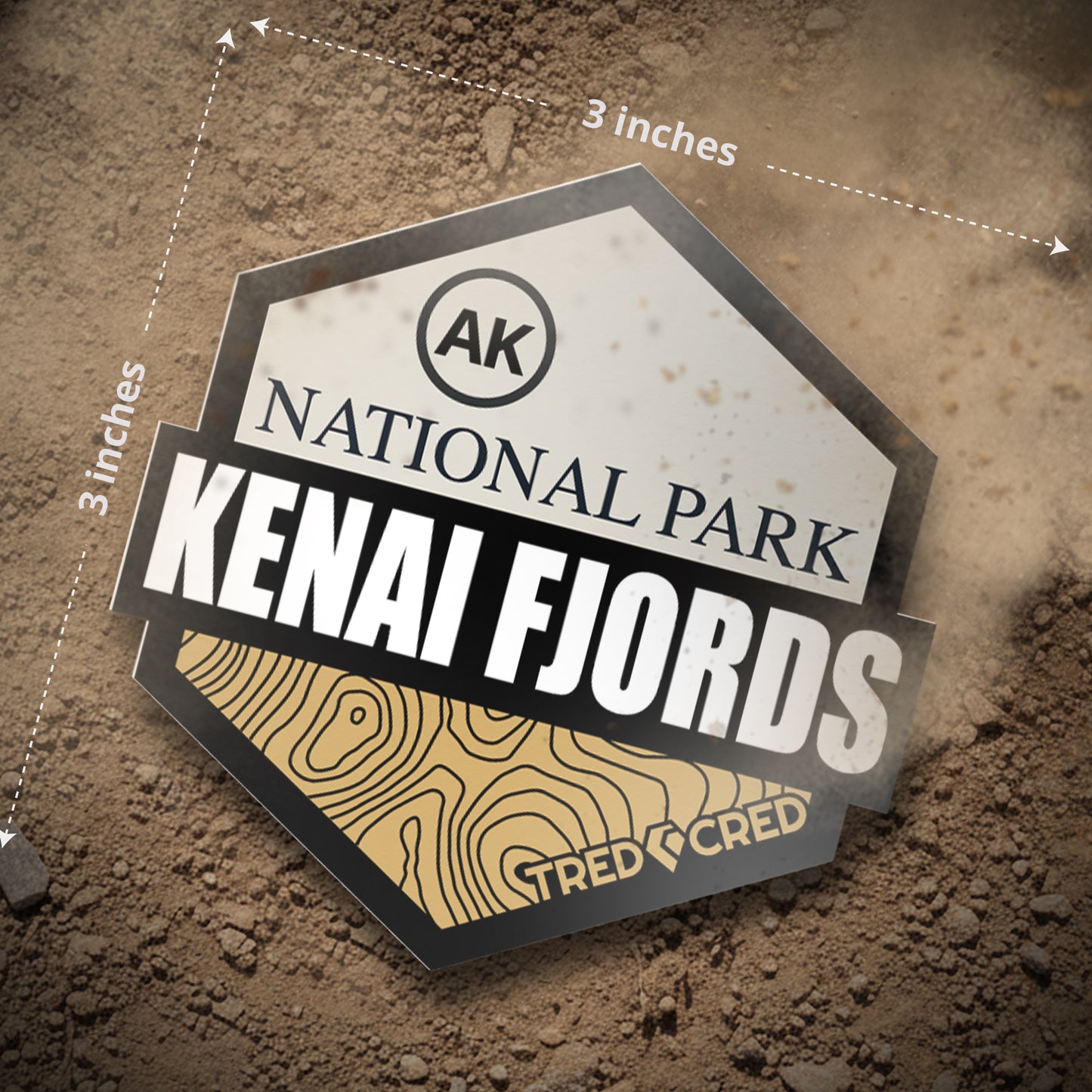 Sticker: Kenai Fjords National Park