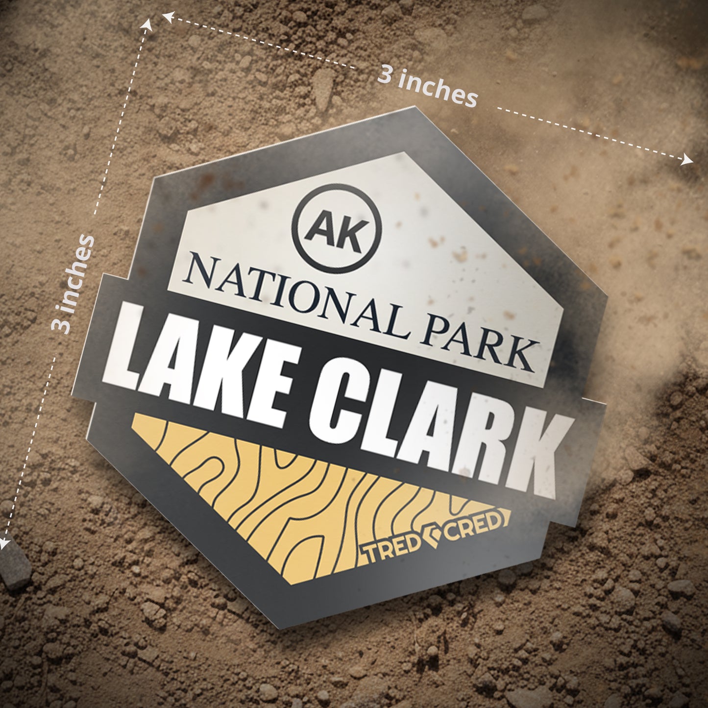 Sticker: Lake Clark National Park
