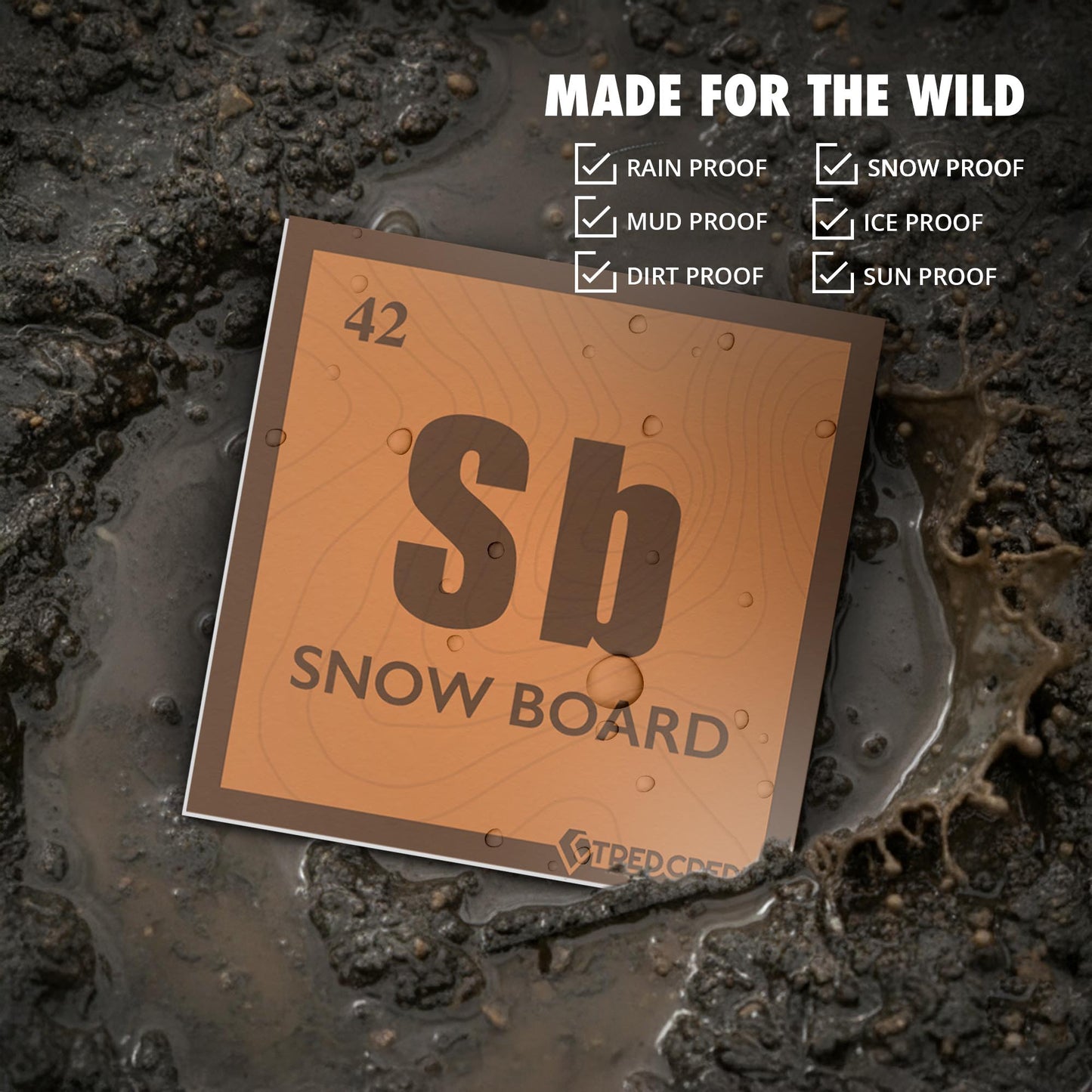Sticker: Snow Board