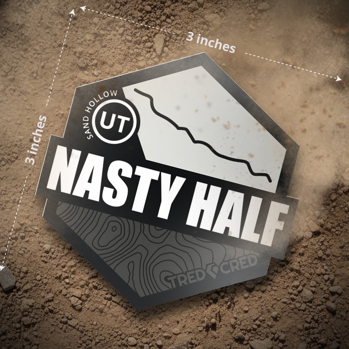 Sticker: Nasty Half