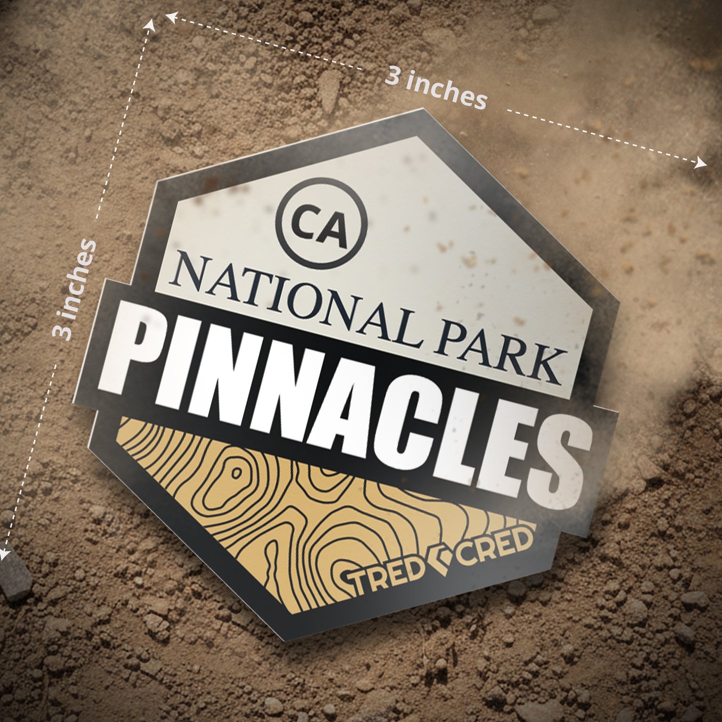 Sticker: Pinnacles National Park