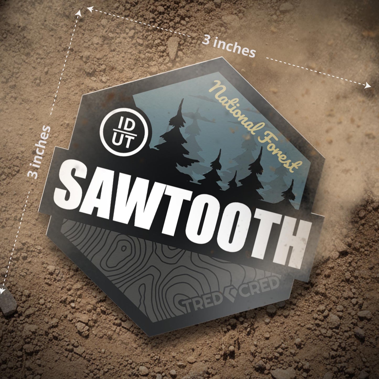 Sticker: Sawtooth National Forest