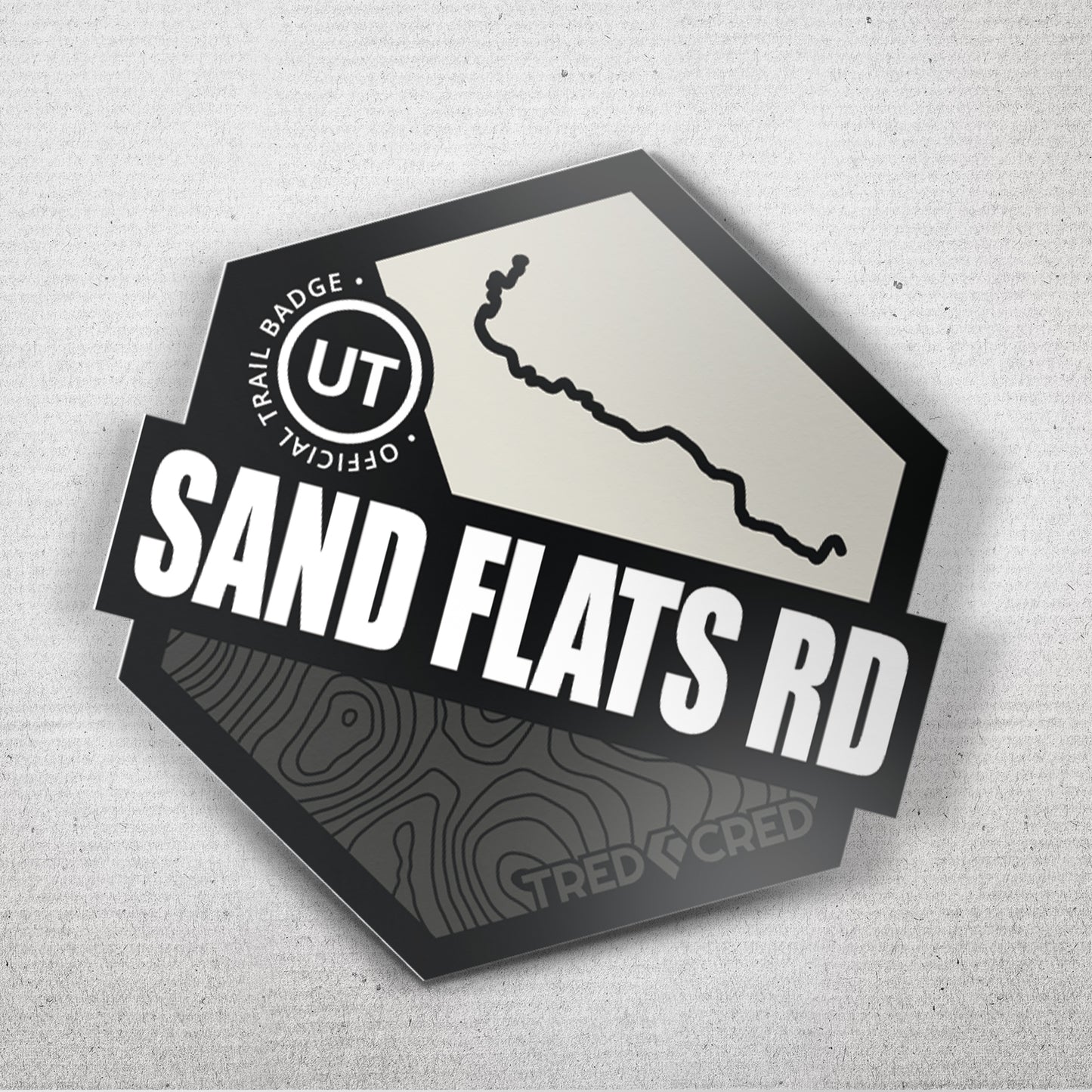 Sticker: Sand Flats Road