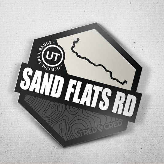 Sticker: Sand Flats Road