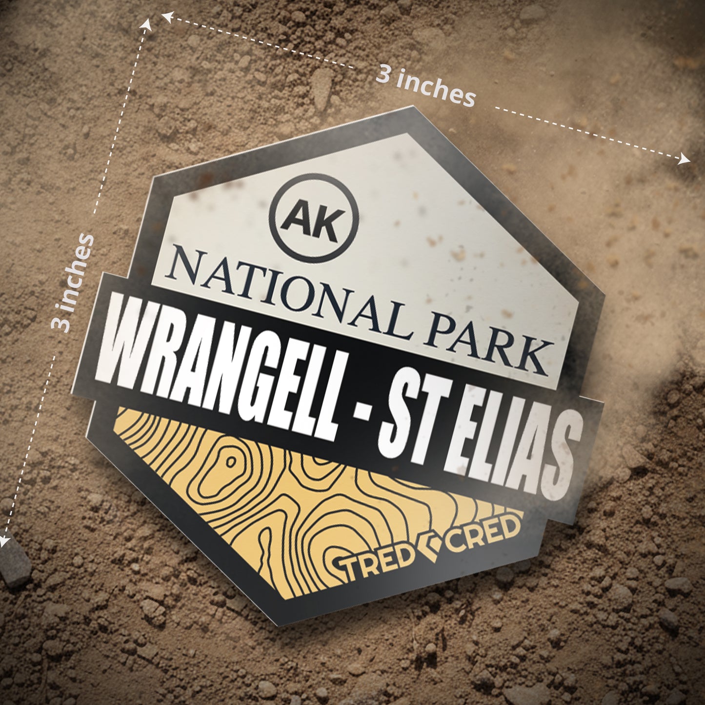 Sticker: Wrangell - St. Elias National Park