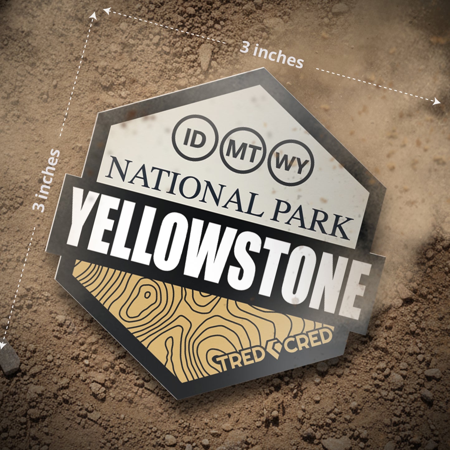 Sticker: Yellowstone National Park